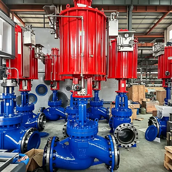 Pneumatic globe valve